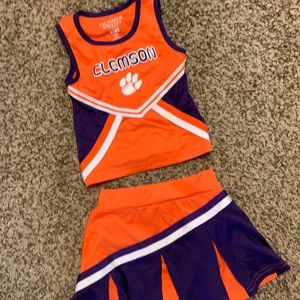 Toddler Clemson Cheer Outfit